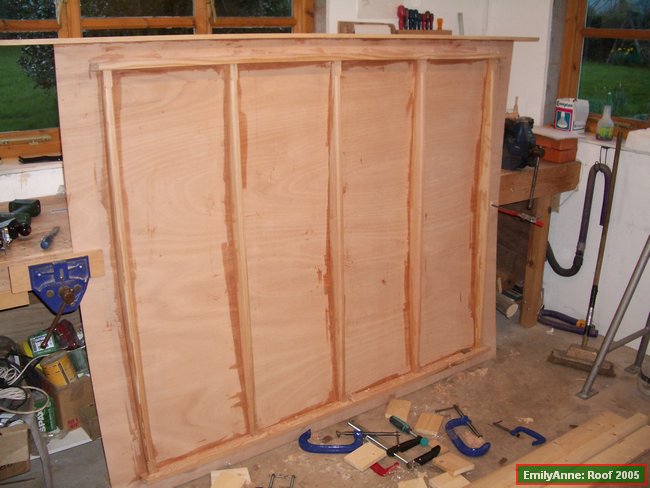 70-the 1st aged on, planing the over handing ply .JPG
