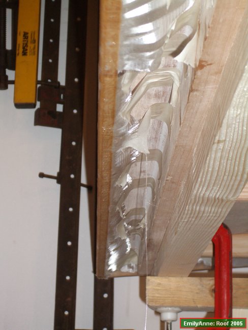 y17-the cloth was tape up, we could do the under edge.JPG