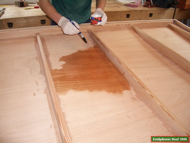 y35-on goes the first epoxy.JPG
