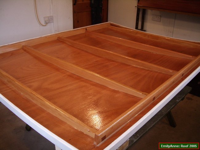 y39-nearly two hours of hard spreading, the first coat is done.JPG