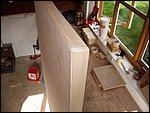 77-as you can see, the laft 100mmof the ply runs stright, because the frame is nowlong holding it curved.JPG