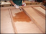 y35-on goes the first epoxy.JPG