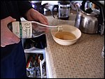 y42- the roof was then washed in 50-50 mix of vinager and boiling water, to remove the exodadte off the epoxy.JPG