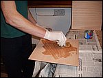 z07-TEST2, wet method grp sheath,sprading out the intail expoy.JPG