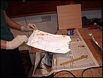 z08-TEST2, wet method grp sheath,laying the cloth over the wet epoxy.JPG