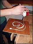 z15-pouring on the pigment epoxy.JPG
